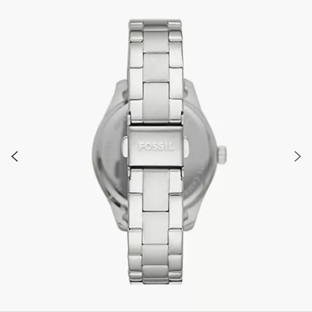 NWT! FOSSIL Rye Multifunction Two-Tone Stainless Steel Watch - Picture 4 of 9